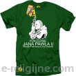 Pokolenie Jana Pawła II Wymagajcie od Siebie - koszulka męska zielona 
