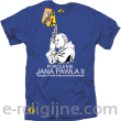 Pokolenie Jana Pawła II Wymagajcie od Siebie - koszulka męska niebieska 