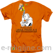 Pokolenie Jana Pawła II Wymagajcie od Siebie - koszulka męska pomarańczowa 