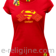 Jesus Christ SuperJesus - koszulka damska czerwona