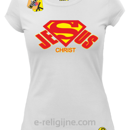 Jesus Christ SuperJesus - koszulka damska biała 

