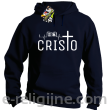 Cristo - bluza męska z kapturem -1