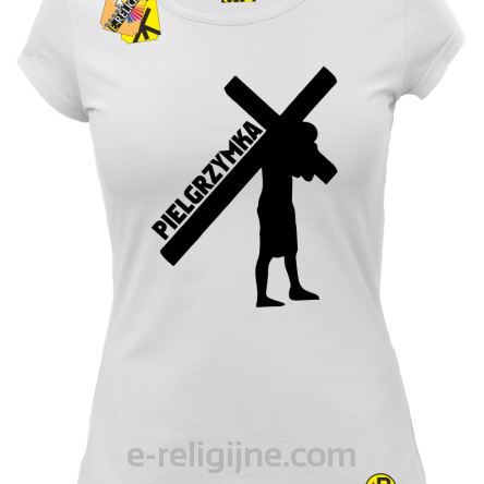 Pielgrzymka Jezus z Krzyżem - koszulka damska