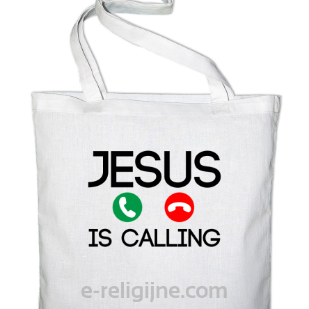Jesus is Calling słuchawki - torba na zakupy 3