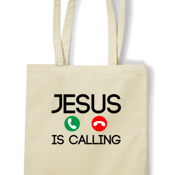 Jesus is Calling słuchawki - torba na zakupy