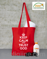 Keep Calm and Trust God - torba na przedmioty