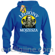 Legiony Mojżesza - bluza męska z kapturem niebieski