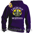 Legiony Mojżesza - bluza męska z kapturem fioletowy