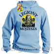 Legiony Mojżesza - bluza męska z kapturem błękitny