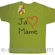 Ja kocham Mamę - Koszulka dziecięca kiwi