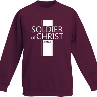 Soldier of Christ - bluza dziecięca bez kaptura