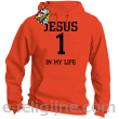 Jesus 1 in my life - bluza męska z kapturem -8