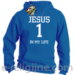 Jesus 1 in my life - bluza męska z kapturem -9