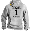 Jesus 1 in my life - bluza męska z kapturem -10
