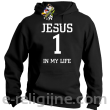 Jesus 1 in my life - bluza męska z kapturem -11