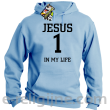 Jesus 1 in my life - bluza męska z kapturem -14