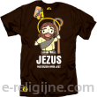 Jezus Pasterzem Mym Jest - koszulka męska z nadrukiem koszulki religijne