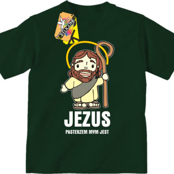 Jezus Pasterzem mym jest  - koszulka dziecięca