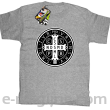 Krzyż Świętego Benedykta - Cross Saint Benedict - koszulka dziecięca melanż 