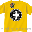 Krzyż Świętego Benedykta - Cross Saint Benedict - koszulka dziecięca żółta