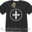 Krzyż Świętego Benedykta - Cross Saint Benedict - koszulka dziecięca czarna