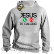 Jesus is Calling słuchawki - bluza męska z kapturem 10