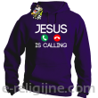 Jesus is Calling słuchawki - bluza męska z kapturem 2