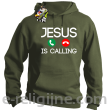 Jesus is Calling słuchawki - bluza męska z kapturem 5
