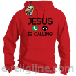 Jesus is Calling słuchawki - bluza męska z kapturem 6