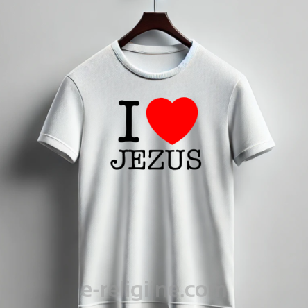 I love JEZUS  - Koszulka męska