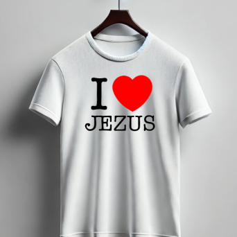 I love JEZUS  - Koszulka męska