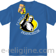 Papież Franciszek Pope Francis Bądźcie Błogosławieni - koszulka dziecięca niebieska 
