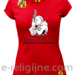 Pokolenie Jana Pawła II Wymagajcie od Siebie - koszulka damska czerwona 