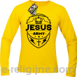 Jesus Army Odznaka - Longsleeve męski - żółty