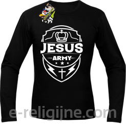 Jesus Army Odznaka - Longsleeve męski