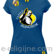 Papież Franciszek Pope Francis Bądźcie Błogosławieni - Koszulka damska niebieska 