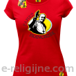 Papież Franciszek Pope Francis Bądźcie Błogosławieni - Koszulka damska czerwona 
