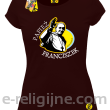 Papież Franciszek Pope Francis Bądźcie Błogosławieni - Koszulka damska brązowa 