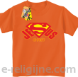 Jesus Christ SuperJesus - koszulka dziecięca pomarańczowa