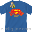 Jesus Christ SuperJesus - koszulka dziecięca niebieska