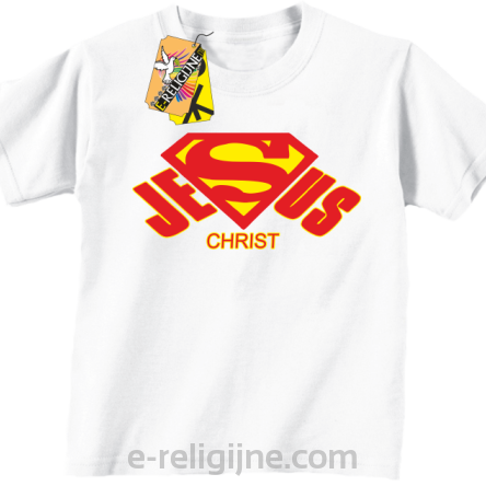 Jesus Christ SuperJesus - koszulka dziecięca biała 