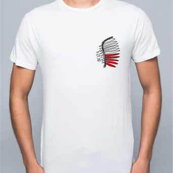Boża Husaria logo na piersi - koszulka męska