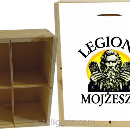 Legiony Mojżesza - skrzynka drewniana