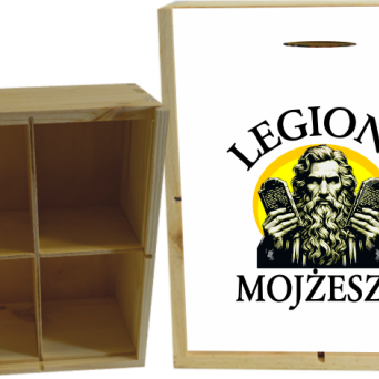 Legiony Mojżesza - skrzynka drewniana