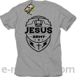 Jezus Amy Odznaka - koszulka męska - szara