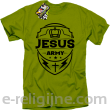Jezus Amy Odznaka - koszulka męska - zielony