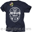 Jezus Amy Odznaka - koszulka męska - granatowy
