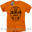 Jezus Amy Odznaka - koszulka męska - pomarańczowa
