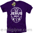 Jezus Amy Odznaka - koszulka męska - fioletowa