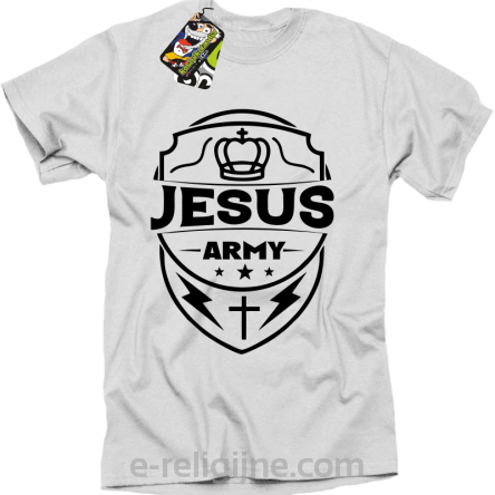 Jezus Amy Odznaka - koszulka męska - biała